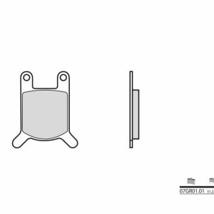 Pastillas de freno BREMBO Street Carboxicerámicas – 07GR0101