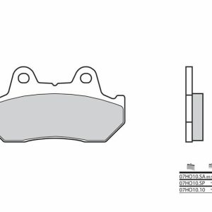 BREMBO Street Pastillas de Freno de Metal Sinterizado – 07HO10SA