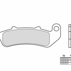 Pastillas de freno BREMBO Street Carboxicerámicas – 07HO3907