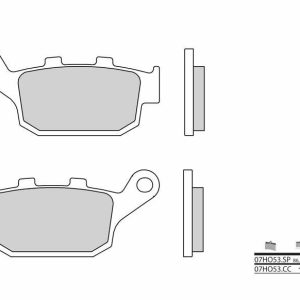 Pastillas de freno BREMBO Street Carboxicerámicas – 07HO53CC