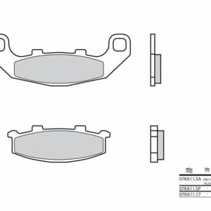 Pastillas de freno BREMBO Street Carboxicerámicas – 07KA1117