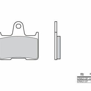 BREMBO Street Pastillas de Freno Cerámicas de Carbono – 07KA2107