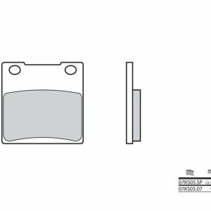 Pastillas de freno BREMBO Street Carboxicerámicas – 07KS0507