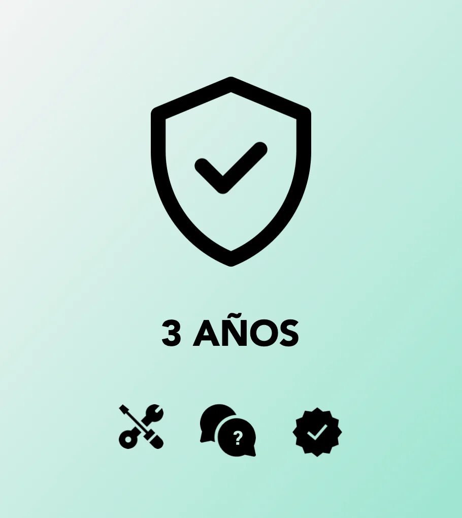 3 años Garantía Extendida