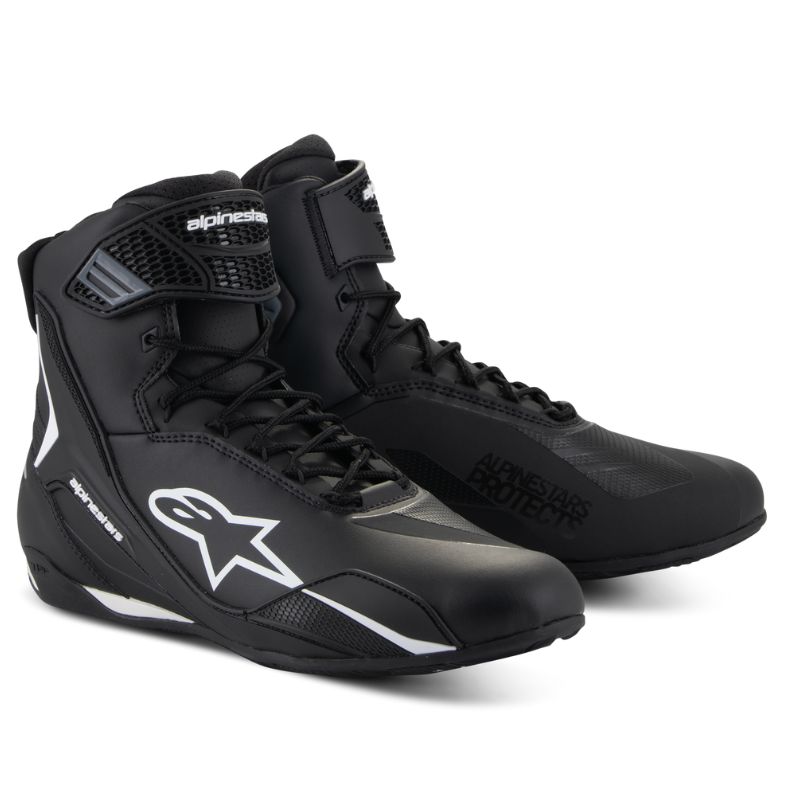 Botas Alpinestars FASTER-4 BLACK WHITE - Imagen 2