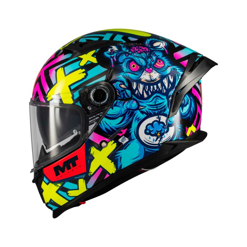 CASCO MT FF128SV BRAKER SV CRAZY TEDDY B7 BRILLO - Imagen 2
