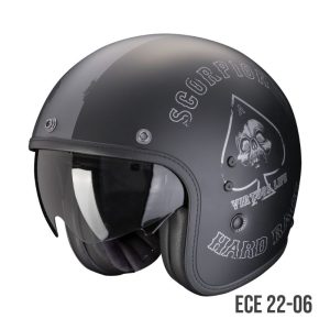 Casco Scorpion BELFAST EVO SPADE Matt Black-Silver