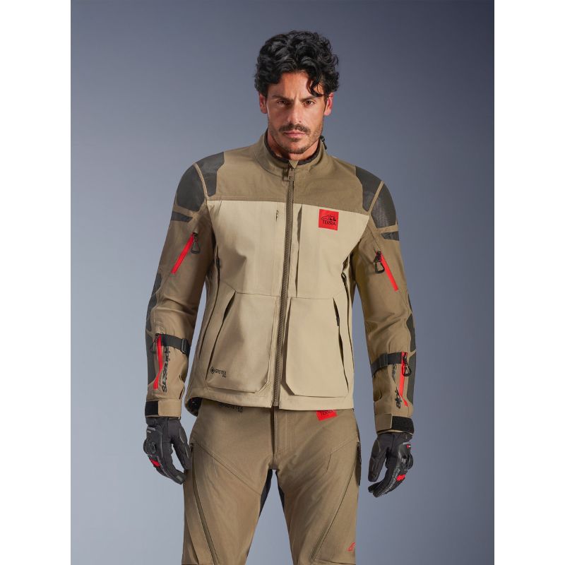 CHAQUETA ALPINESTARS NAZCA 3L GORE-TEX PRO WALNUT ROCK BROWN - Imagen 7