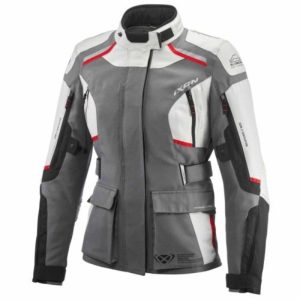 Chaqueta IXON MIDGARD LADY GREY BLACK RED
