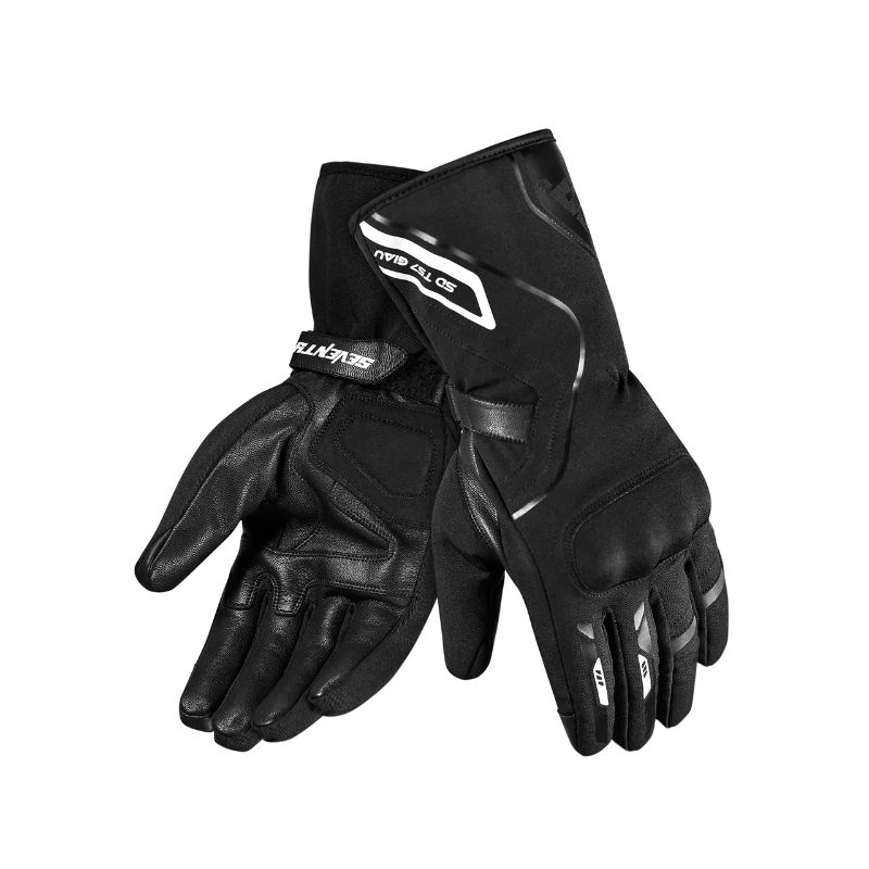 Guantes Seventy SD-T57 GIAU HOMBRE NEGRO BLANCO - Imagen 2